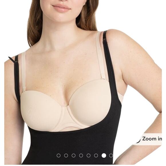 NIP Empetua Shapermint Essentials Open Bust Brief Bodysuit Shaper M - Picture 2 of 4